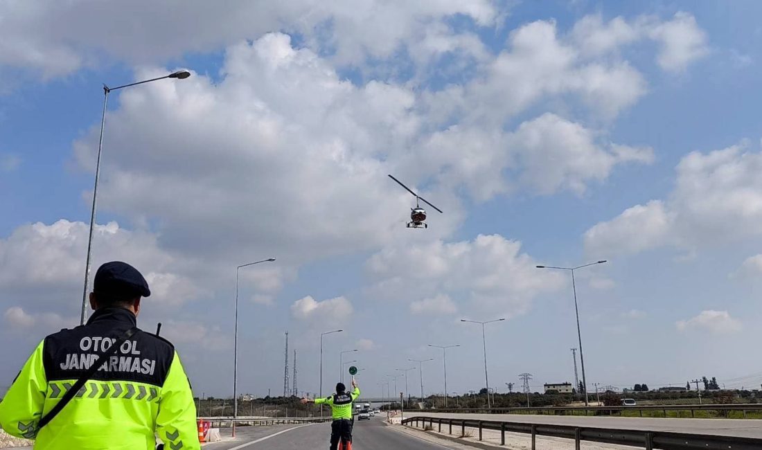 Mersin’de jandarma trafik ekipleri