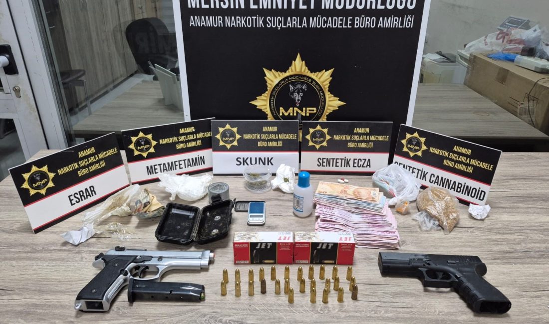 Mersin’in Anamur ilçesinde polisin