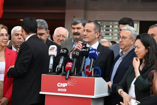 Mersin’de CHP İl Başkanlığınca, İstanbul