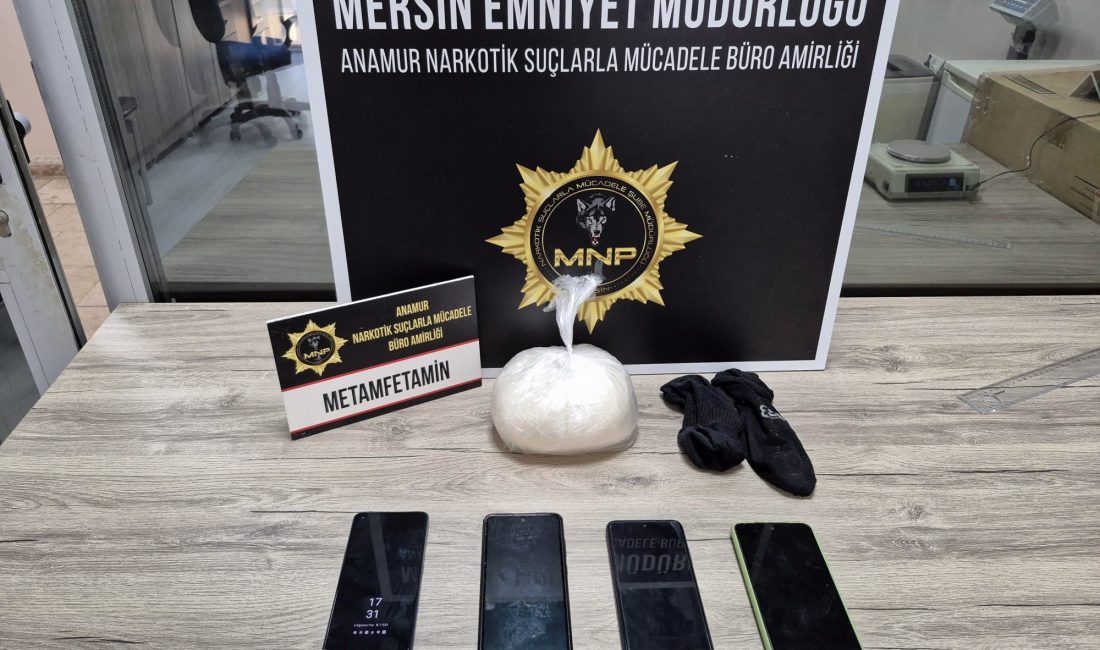 Mersin’in Anamur ilçesinde narkotik