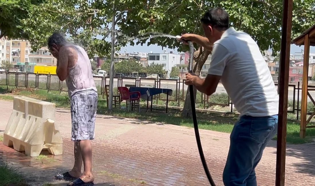 Mersin’in Tarsus ilçesinde sıcaktan