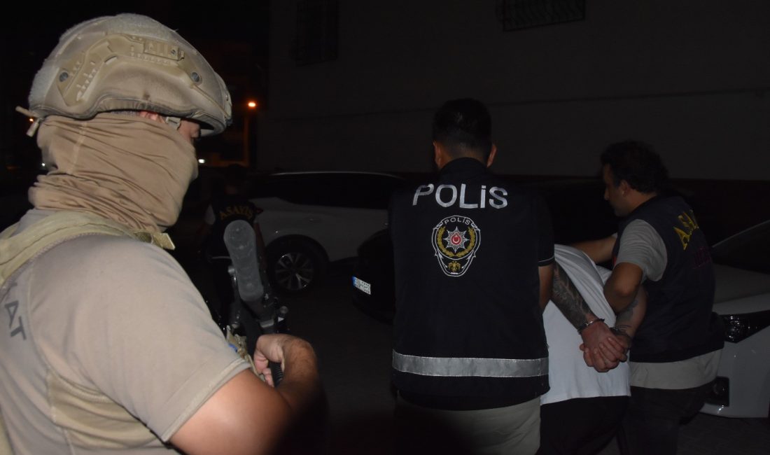 Mersin polisinin aranan şahıslarla