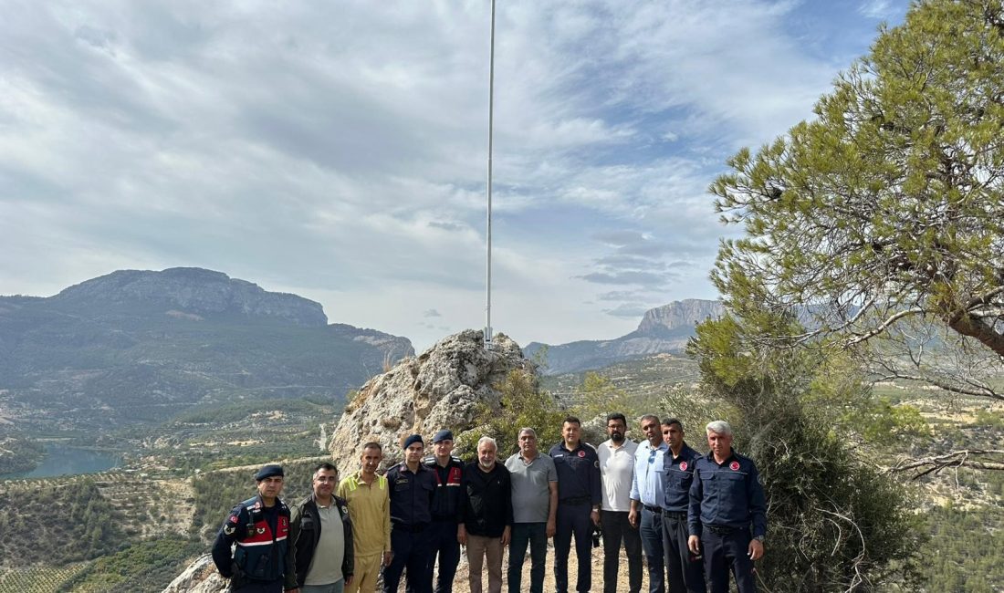 Mersin'in Mut ilçesinde video