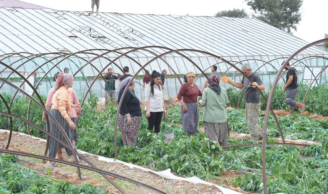Mersin'in Bozyazı ilçesinde fırtına