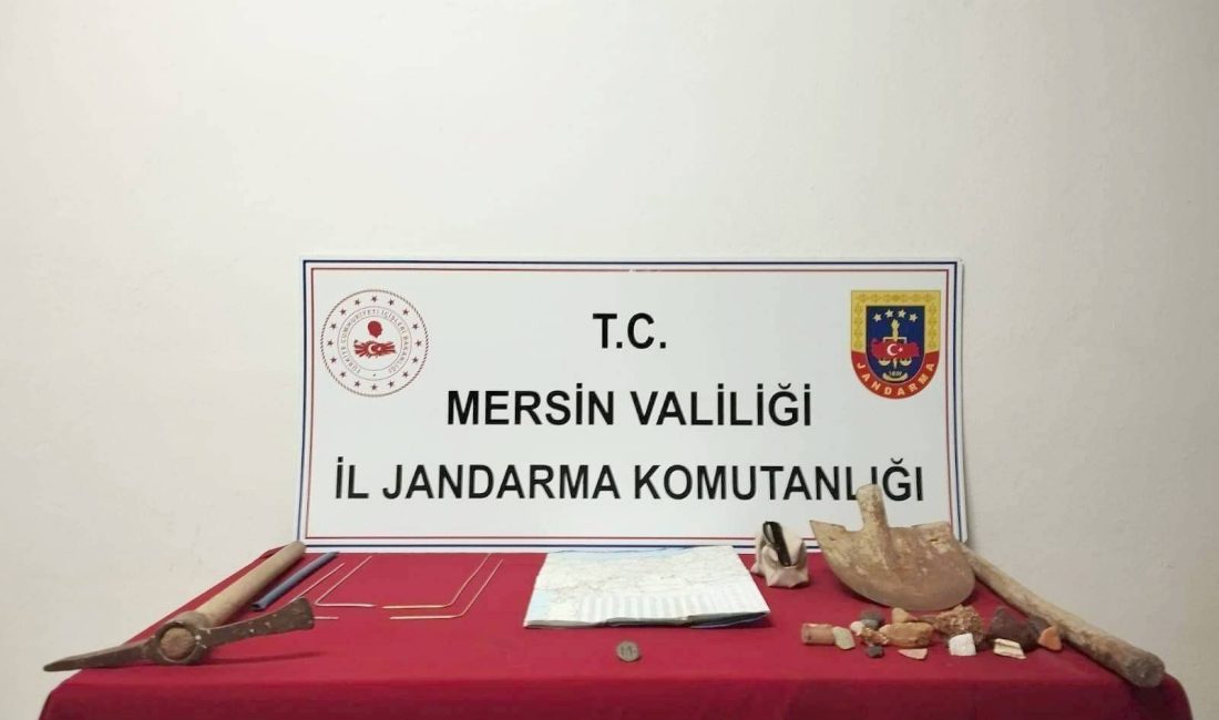 Mersin’de kaçak kazı operasyonu: