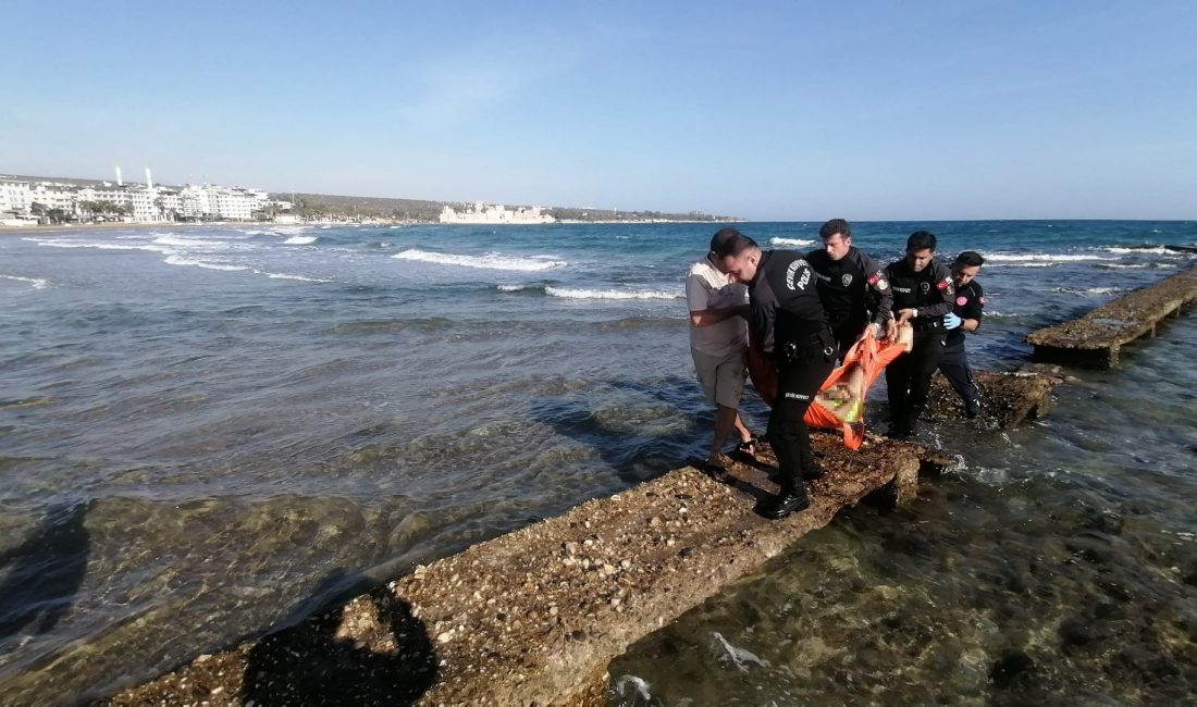 Mersin'in Erdemli ilçesinde denize