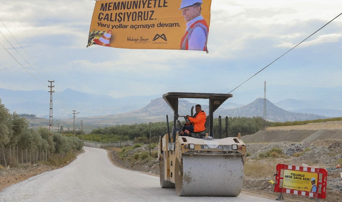 Mut’ta yollar yenilenerek ulaşım