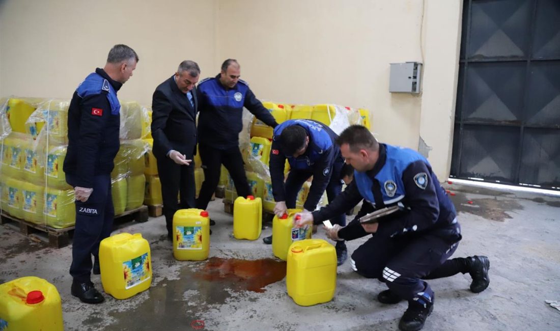 Akdeniz zabıtası, ayçiçeği yağı