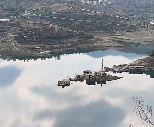 Anamur’da sular altında kalan