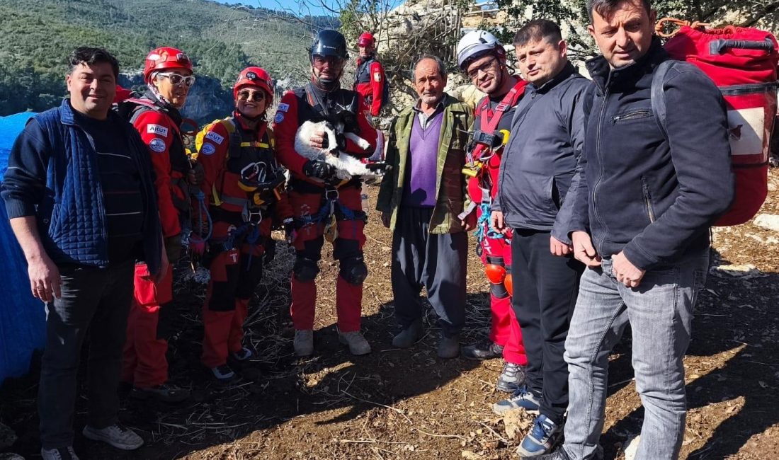 Mersin’in Erdemli ilçesinde uçurumdan düşen