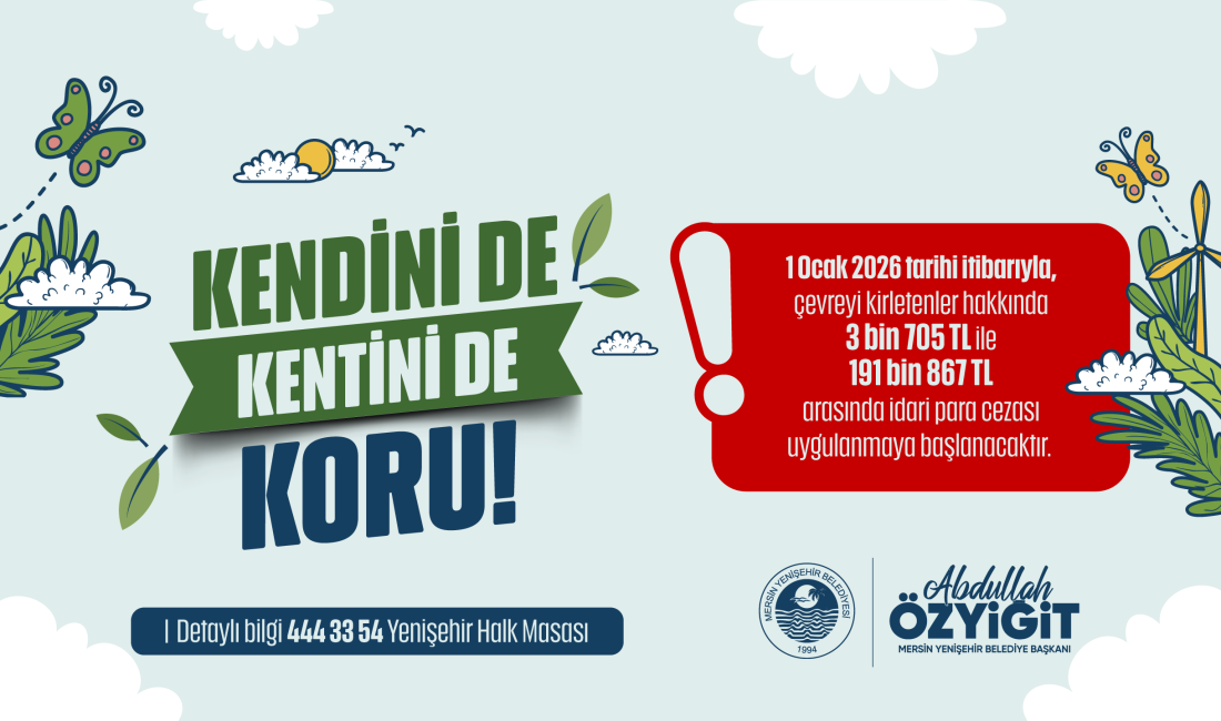 Mersin Yenişehir Belediyesi, çevre