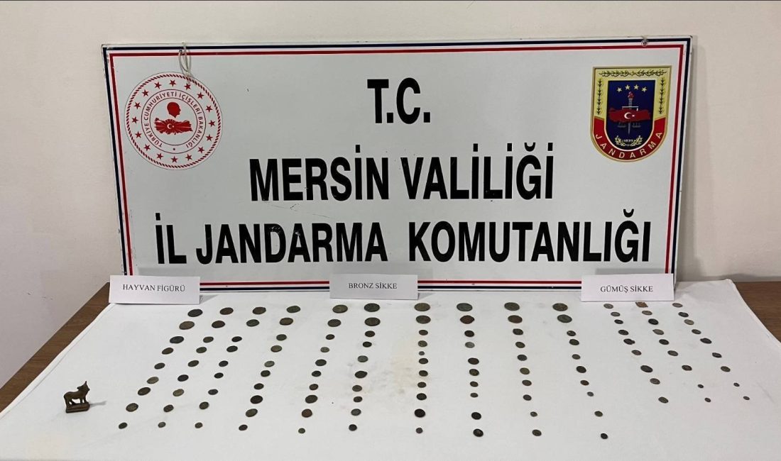 Mersin’de kaçak kazı yapan