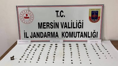 Mersin’de kaçak kazı yapan şüpheli