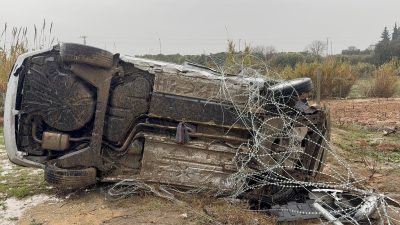 Mersin’in Tarsus ilçesinde yamur kazaya