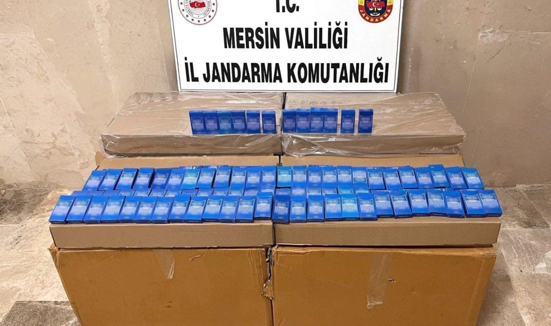Mersin’de jandarma ekiplerinin düzenlediği