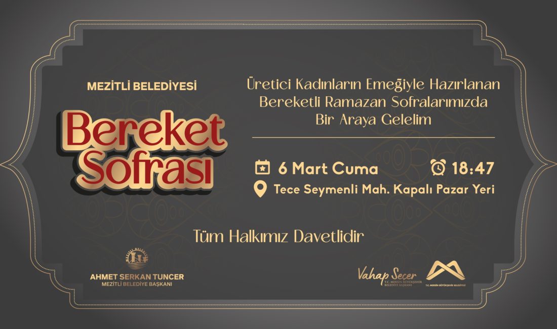 Dayanışmanın, paylaşmanın ve bereketin