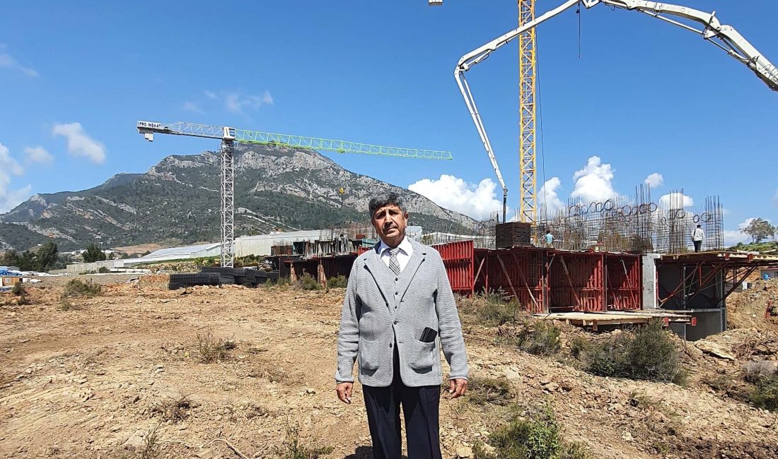 Mersin’in Anamur ilçesinde yapımı