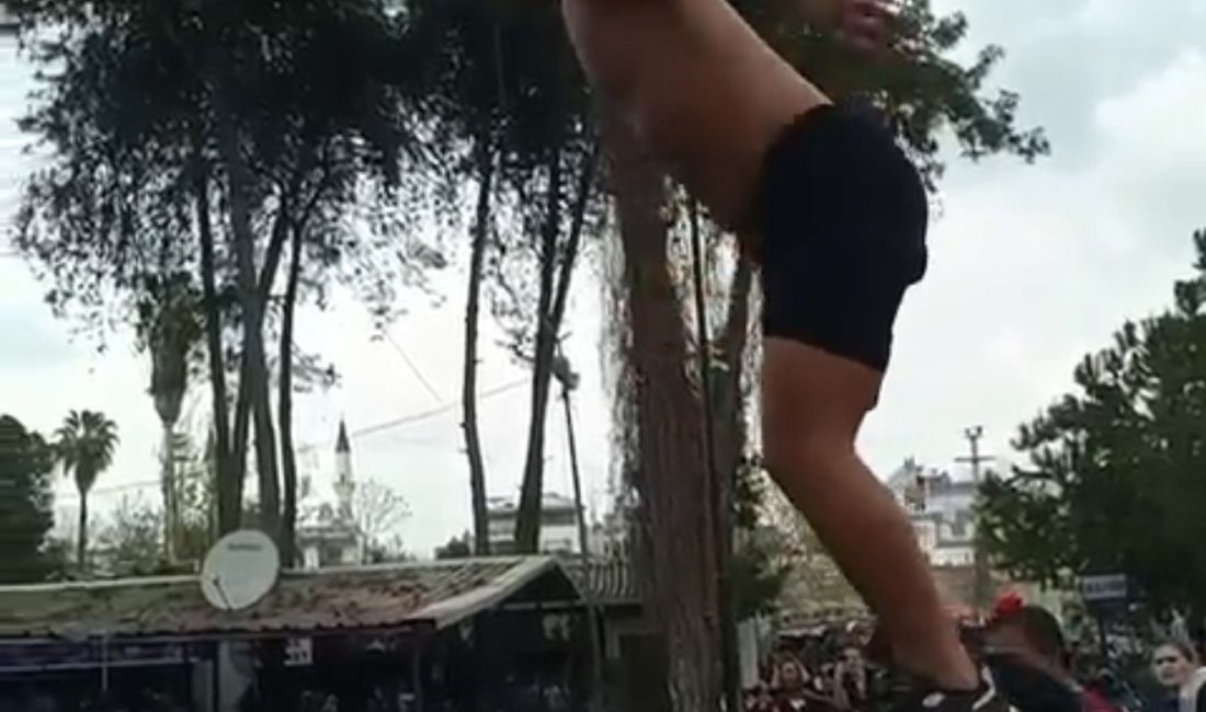 Mersin'in Tarsus ilçesinde şelale