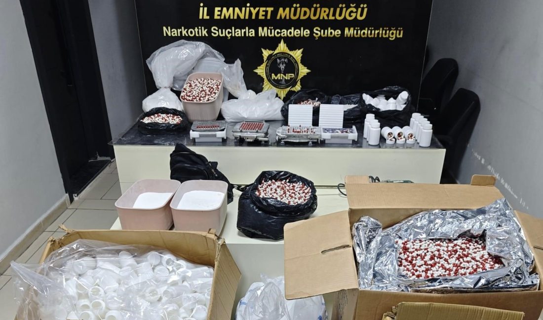 Mersin’de narkotik ekiplerinin düzenlediği