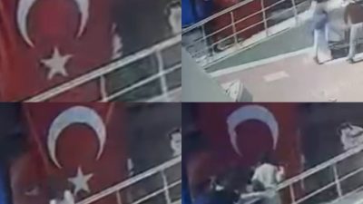 Mersin'de bir okulda top çarpan