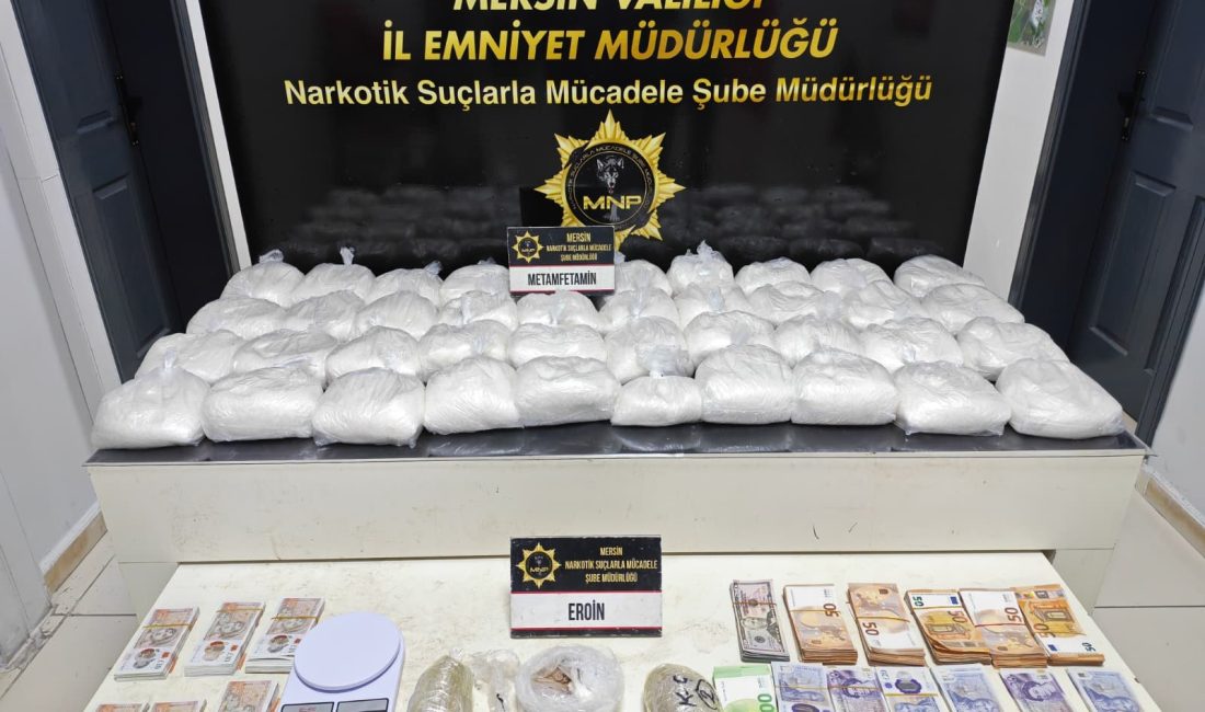 Mersin’de uyuşturucu madde ticareti