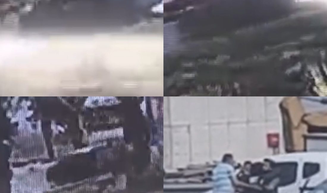 Mersin'de tırın çarparak önüne