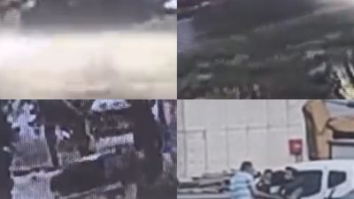 Mersin'de tırın çarparak önüne aldığı