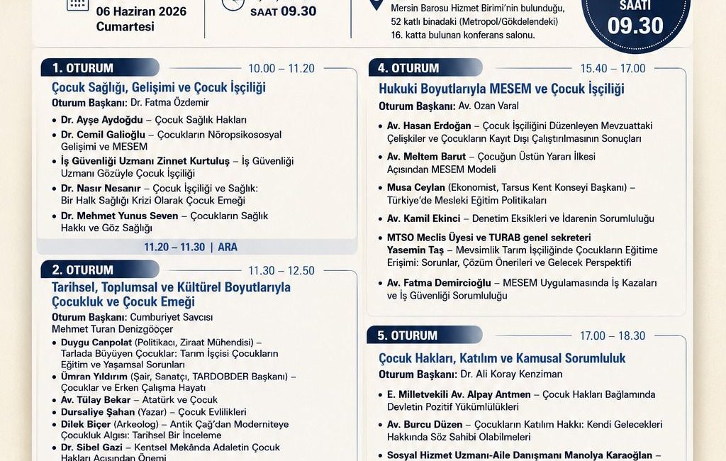Özgür Yargı Derneği, Mersin Barosu