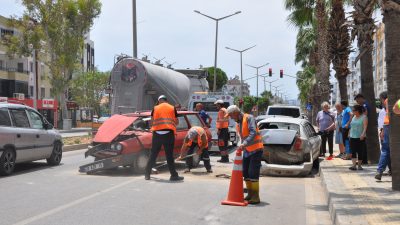 Mersin'in Silifke ilçesinde meydana gelen